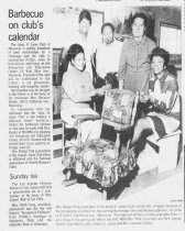 Barbecue on club's calendar